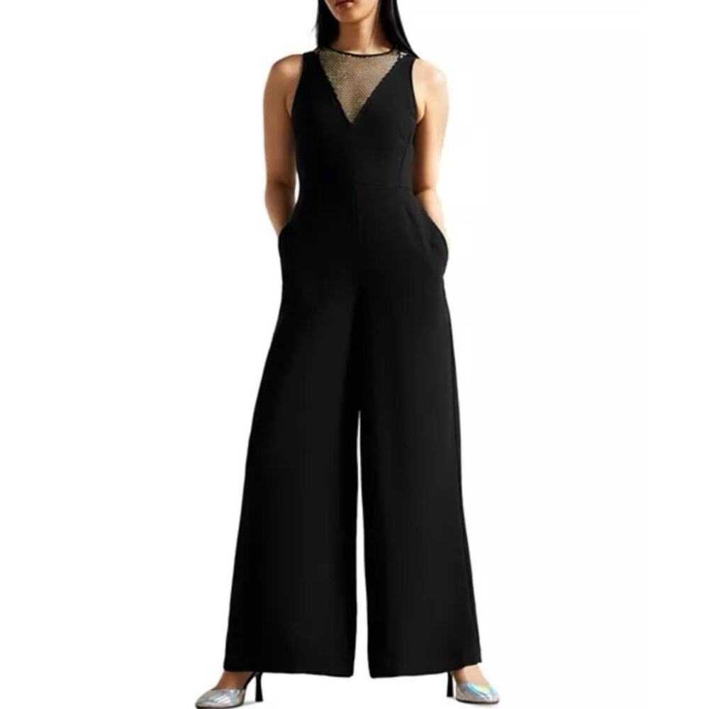 NWT Ted Baker Janvier Embellished Jumpsuit Festive Whimsigoth - 150th Exclusive